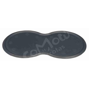 Salvamanteles Antideslizante, Caucho, 45 x 25 cm, Gris